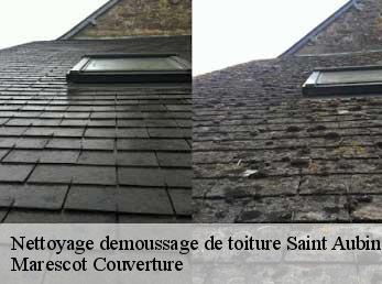 Nettoyage demoussage de toiture saint-aubin-de-courteraie-61560 Marescot Couverture