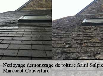 Nettoyage demoussage de toiture saint-sulpice-sur-rille-61300 Marescot Couverture
