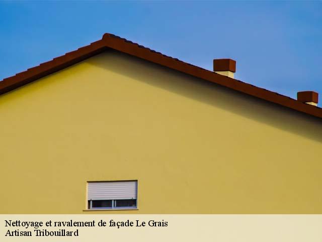 Nettoyage et ravalement de façade  le-grais-61600 Artisan Tribouillard