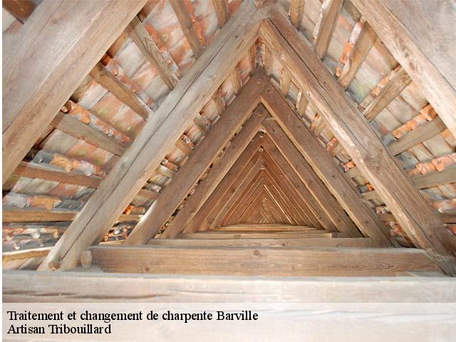 Traitement et changement de charpente  barville-61170 Artisan Tribouillard