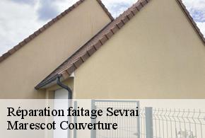 Réparation faitage sevrai-61150 Marescot Couverture